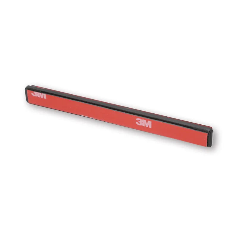 Rückstrahler Highsider Smart rot, Rechteckig, 123x12,5 mm, Selbstklebend