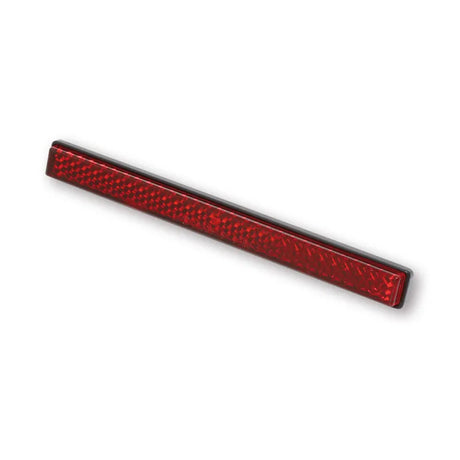 Rückstrahler Highsider Smart rot, Rechteckig, 123x12,5 mm, M5 Gewinde, E-geprüft