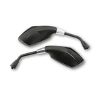 Lenkerspiegel Paar Highsider Smart Ravenna, Schwarz, ABS, E-geprüft, M10 Gewinde