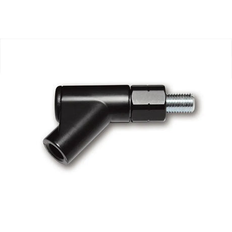 Spiegeladapter Highsider Smart schwarz, Innen M10 Rechts, Außen M10 Links