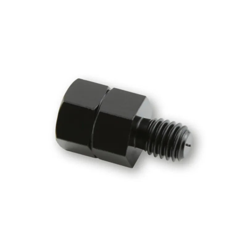 Spiegeladapter Highsider Smart schwarz, Innen M10 Rechts, Außen M8 Links