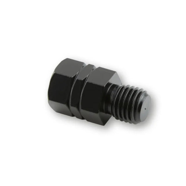 Spiegeladapter Highsider Smart schwarz, Innen M10 Links, Außen M10 Rechts