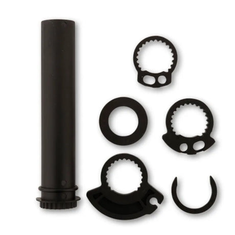 Gasdrehhülse-Set Highsider Smart, Schwarz, für 7/8 Zoll (22,2 mm) Lenker, 125 mm