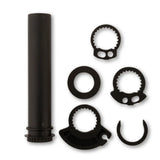 Gasdrehhülse-Set Highsider Smart, Schwarz, für 7/8 Zoll (22,2 mm) Lenker, 125 mm
