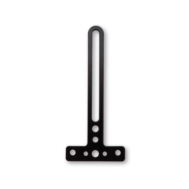 Halterung für Rückstrahler Highsider Pro gerade, Schwarz, Aluminium
