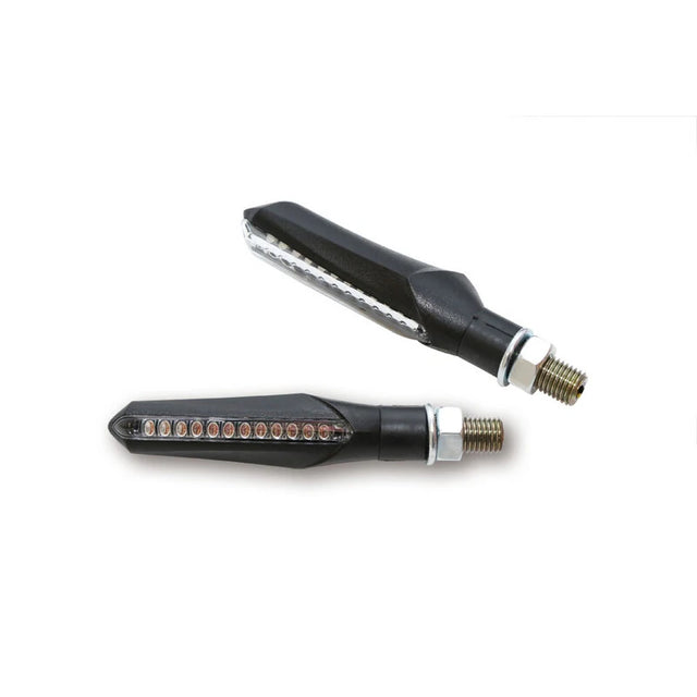 LED-Lauflichtblinker Highsider Smart Run schwarz, Getönt, E-geprüft, 12V/4,2W