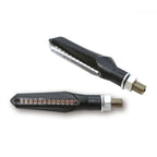 LED Lauflicht-Blinker Highsider Smart Run, Schwarz, Glas Getönt, E-geprüft