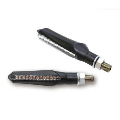 LED Lauflicht-Blinker Highsider Smart Run, Schwarz, Glas Getönt, E-geprüft