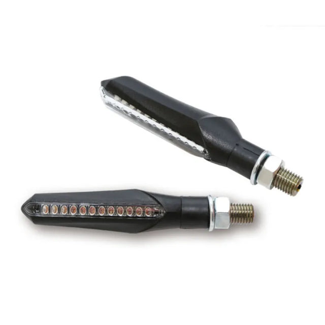 LED Lauflicht-Blinker Highsider Smart Run, Schwarz, Glas Getönt, E-geprüft