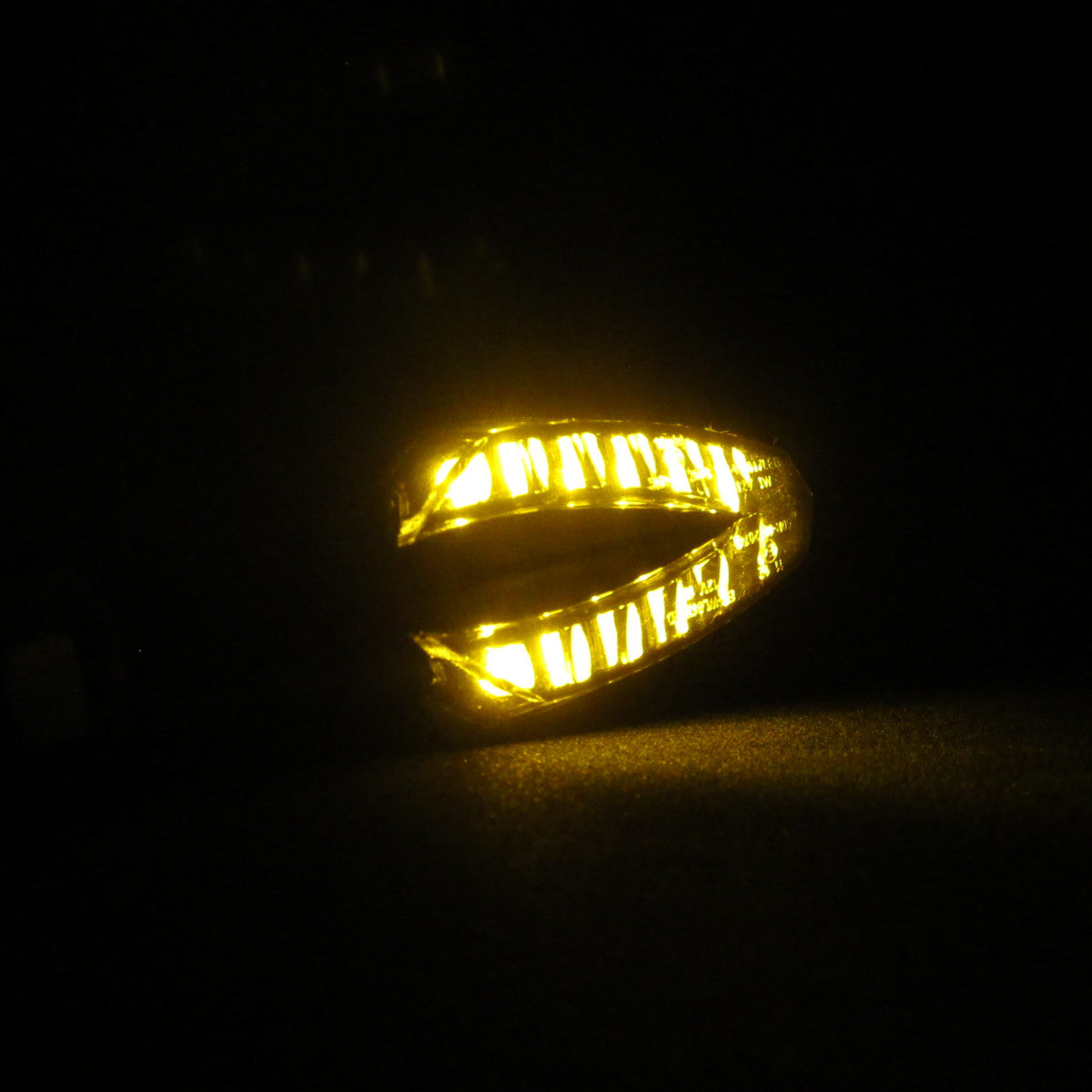 LED Blinker HIGHSIDER Smart Vinci, Schwarz, Getönt, E-geprüft