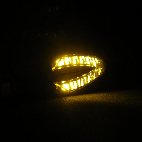 LED Blinker HIGHSIDER Smart Vinci, Schwarz, Getönt, E-geprüft
