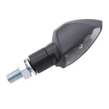 LED-Blinker Paar Highsider Shield-TS schwarz, Getönt, M8, E-geprüft, 12V/1,5W