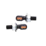 LED-Blinker Paar Highsider Vision-TS schwarz, Getönt, M8, E-geprüft, 12V/1,9W