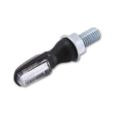 LED-Blinker Paar Highsider Smart Spark schwarz, Klar, M8, E-geprüft, 12V/1,4W