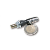 LED-Blinker Paar Highsider Smart Spark schwarz, Klar, M8, E-geprüft, 12V/1,4W