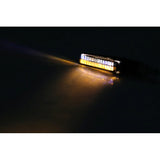 LED-Blinker mit Positionslicht Highsider Smart Fineline 2in1 schwarz, E-geprüft