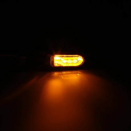 LED-Blinker Paar Highsider Namiko-TS schwarz, Getönt, M8, E-geprüft, 12V/4,2W