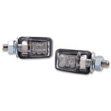 LED-Blinker Highsider Smart Picco, Schwarz, Glas Klar, E-geprüft für hinten