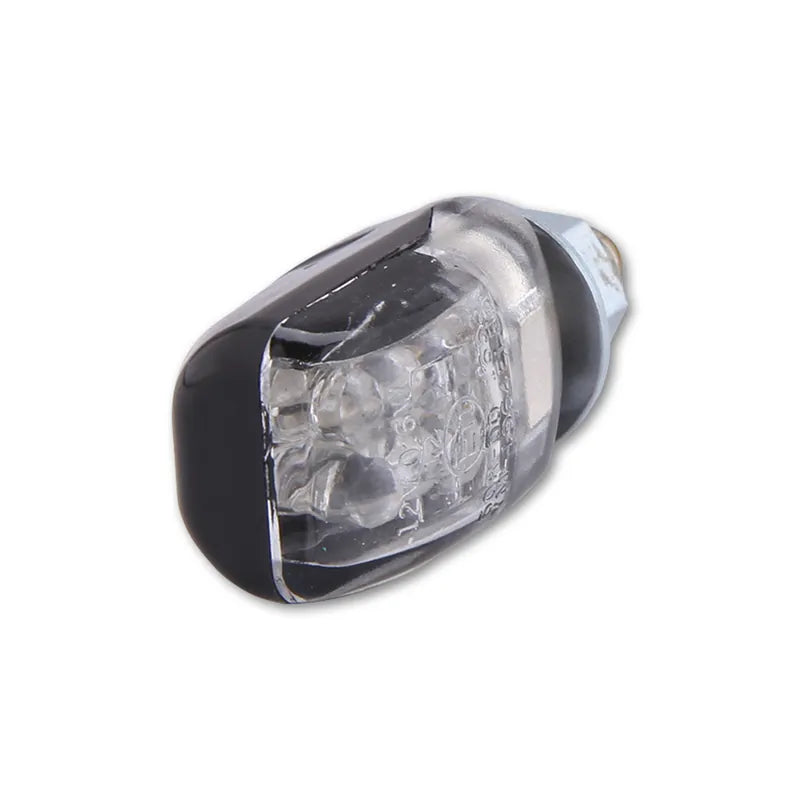 LED-Blinker Highsider Smart Picco, Schwarz, Glas Klar, E-geprüft für hinten