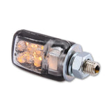 LED-Blinker Paar Highsider Smart Picco schwarz, Klar, M6, E-geprüft, 12V/0,4W