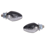 LED-Blinker Highsider Smart Drop, Schwarz, Glas Klar, E-geprüft, 12V/0,6W