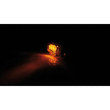LED-Blinker Highsider Smart Drop, Schwarz, Glas Klar, E-geprüft, 12V/0,6W