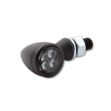 LED-Blinker Paar Highsider Smart Sixteen-Bullet, Schwarz, Getönt, M8, E-geprüft, 12V/11W