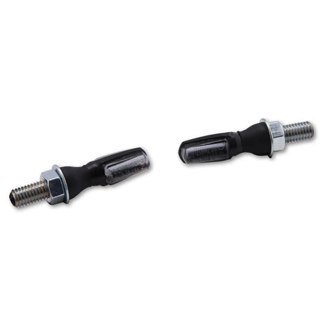 LED Blinker HIGHSIDER Smart Spark mit Rück- & Bremslicht, Schwarz, Getönt