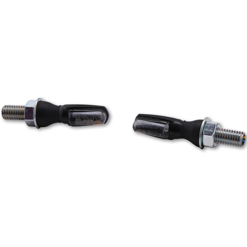 LED Blinker HIGHSIDER Smart Spark mit Rück- & Bremslicht, Schwarz, Getönt