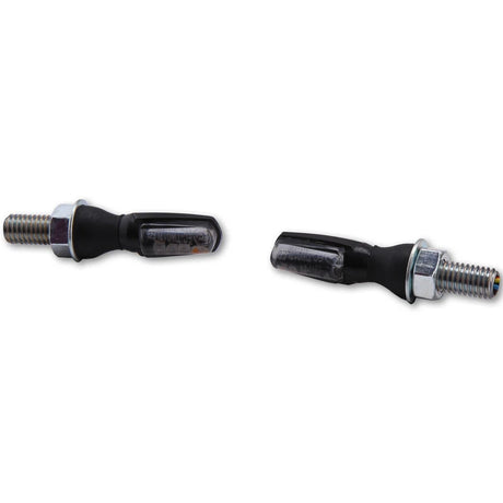 LED Blinker HIGHSIDER Smart Spark mit Rück- & Bremslicht, Schwarz, Getönt