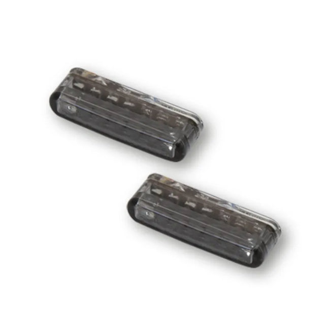 LED-Blinker Module mit Rück- & Bremslicht Highsider Smart Shorty, Getönt