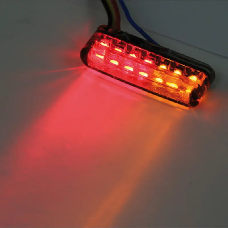 LED-Blinker Module mit Rück- & Bremslicht Highsider Smart Shorty, Getönt