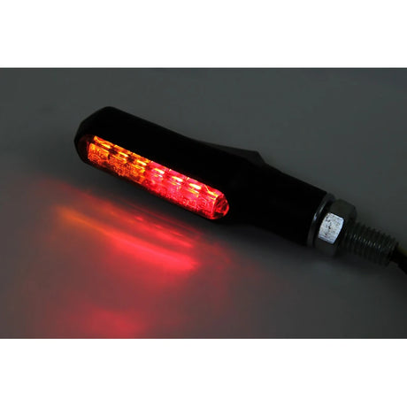 LED Blinker SHORTY FIN mit Rücklicht und Bremslicht