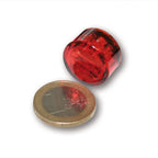 LED-Rücklicht Modul Highsider Smart Pin, Glas Rot, E-geprüft, Ø 20 mm