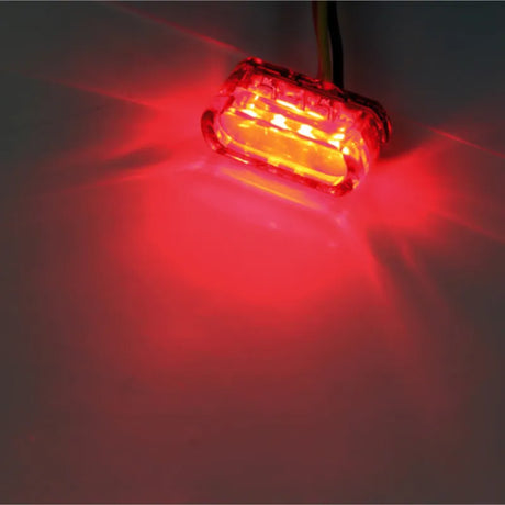 LED-Einbaurücklicht Highsider Module 1, Rot, 21,5x8,5 mm, E-geprüft, 12V