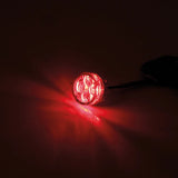 LED-Rücklicht Modul Highsider Smart Sixteen, Glas Rot, E-geprüft, Ø 16 mm