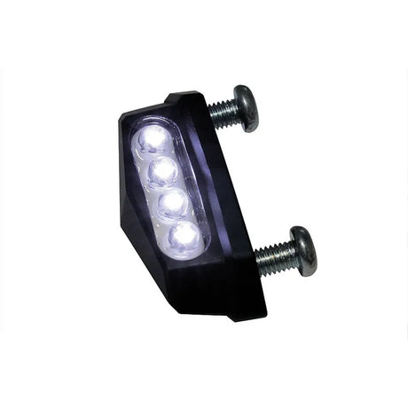 LED-Kennzeichenbeleuchtung Highsider Smart Quadro schwarz, 46x17,5 mm, E-geprüft