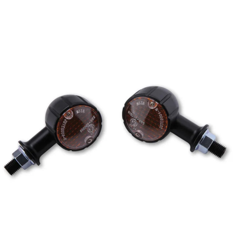 Blinker Highsider Smart Arizona, Schwarz, Glas Orange, E-geprüft, 12V/21W