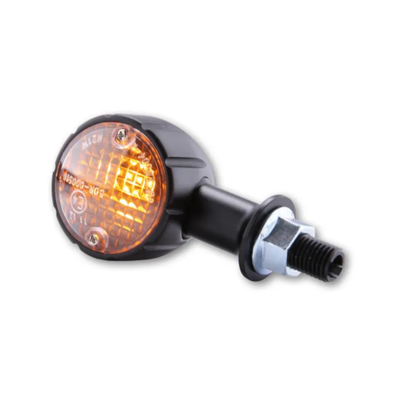 Blinker Highsider Smart Arizona, Schwarz, Glas Orange, E-geprüft, 12V/21W