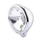 Scheinwerfer 5 3/4 Zoll Highsider Smart Bates Style, Chrom, Glas Klar, Unten