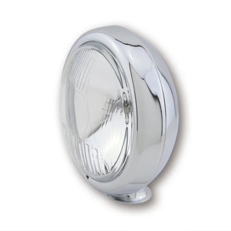 Fernscheinwerfer 4 1/2 Zoll Highsider Smart Flach, Chrom, Unten, E-geprüft