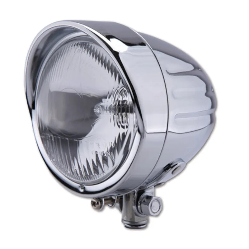 Fernscheinwerfer 4 1/2 Zoll Highsider Smart Indian, Chrom, Unten, E-geprüft