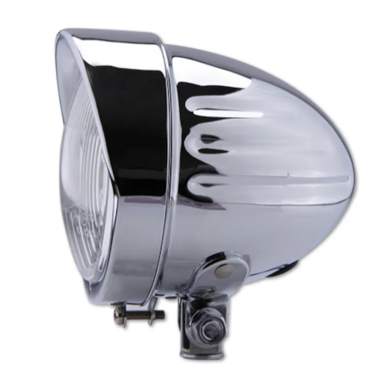 Fernscheinwerfer 4 1/2 Zoll Highsider Smart Indian, Chrom, Unten, E-geprüft