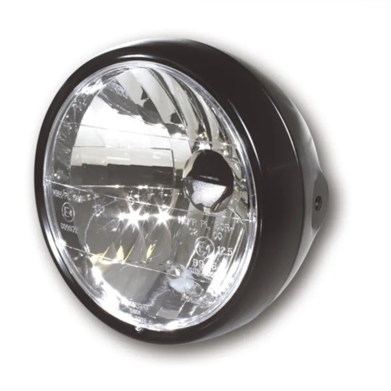 Scheinwerfer 6 1/2 Zoll Highsider Smart, Schwarz, Glas Klar, Seitlich, E-geprüft