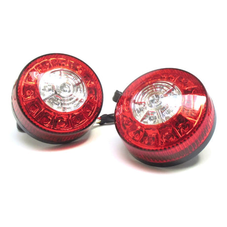 LED-Blinker mit Rück- & Bremslicht Highsider Smart ATV, Rot / Klar, E-geprüft