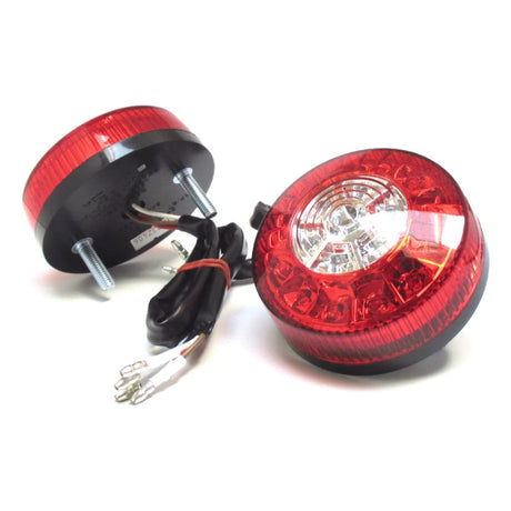 LED-Blinker mit Rück- & Bremslicht Highsider Smart ATV, Rot / Klar, E-geprüft