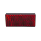 Rückstrahler Highsider Smart rot, Rechteckig, 70x31,5 mm, M5 Gewinde, E-geprüft