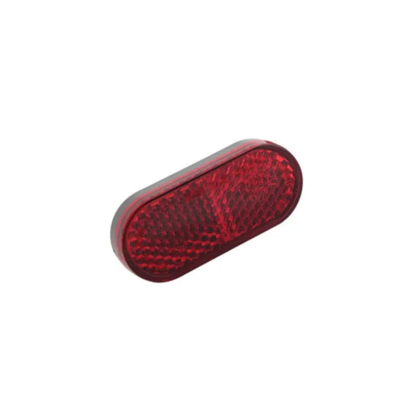 Rückstrahler Highsider Smart rot, Oval, 50x22 mm, M5 Gewinde, E-geprüft