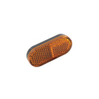 Reflektor Highsider Smart orange, Oval, 50x22 mm, Selbstklebend, E-geprüft