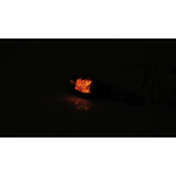 LED-Blinker Paar Highsider Smart Rock, Carbonlook, Getönt, M8, E-geprüft, 12V/0,9W